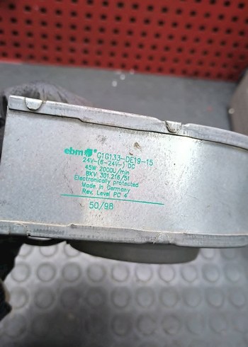 Salyangoz Fan 6-24 Volt Alman Malı - Görsel 3