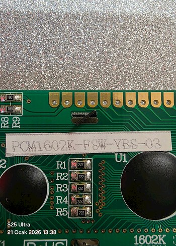 Yeşil LCD Ekran Modülü Arduino - Görsel 4