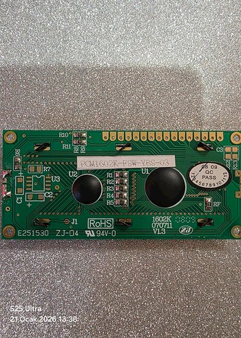 Yeşil LCD Ekran Modülü Arduino - Görsel 5