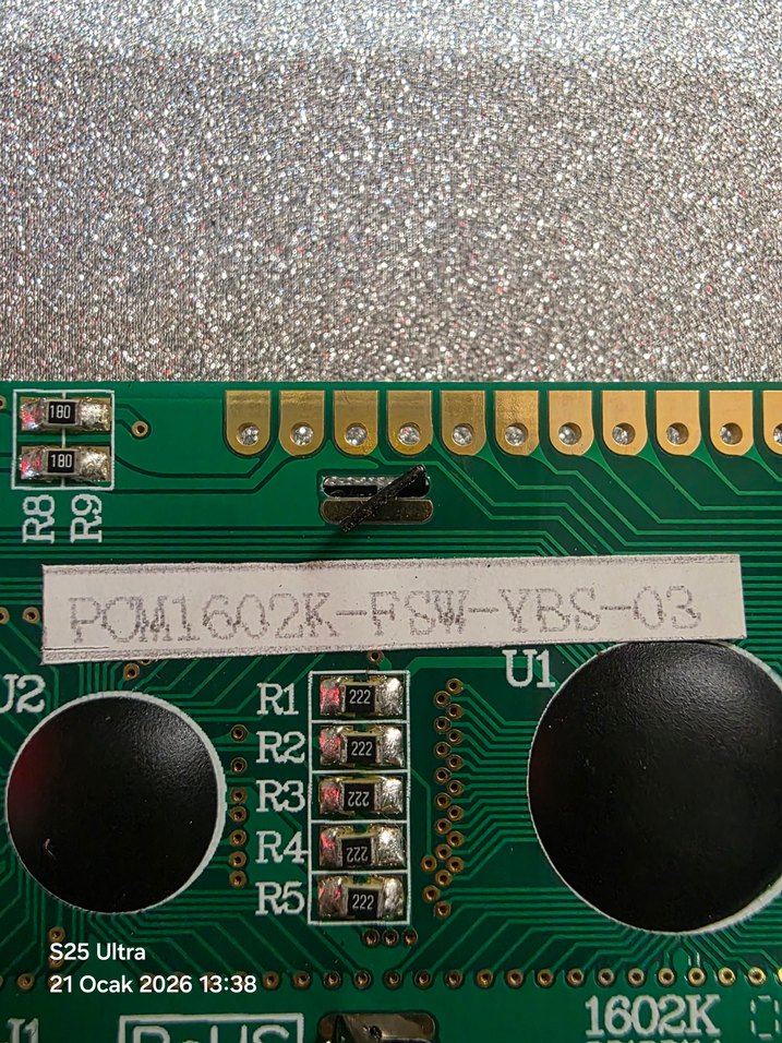 Yeşil LCD Ekran Modülü Arduino - Görsel 4