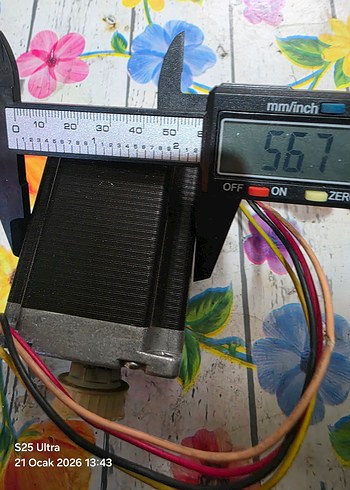 JAPON MALI SERVO STEP MOTOR NEMA 23 - Görsel 5