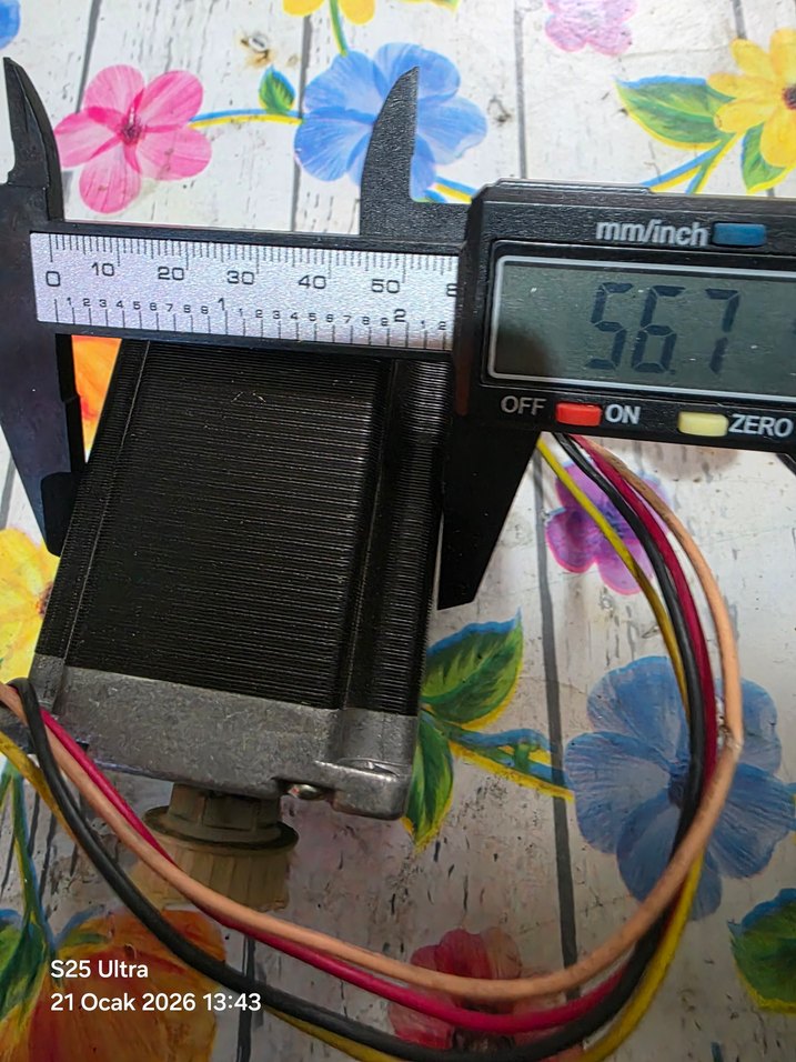 JAPON MALI SERVO STEP MOTOR NEMA 23 - Görsel 5