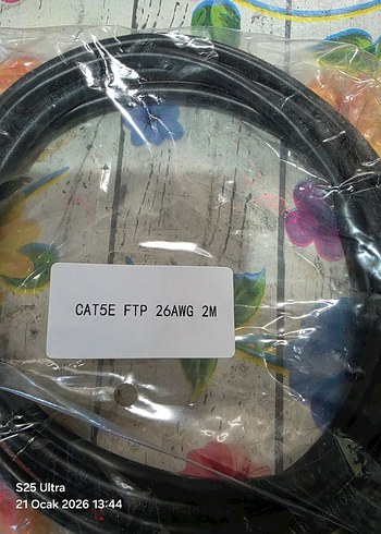 2 Metre CAT5E FTP Kablo Metal Uçlu - Görsel 2