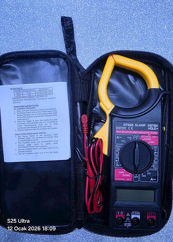 Bortep Dijital Pense Ampermetre Renkli - Görsel 3