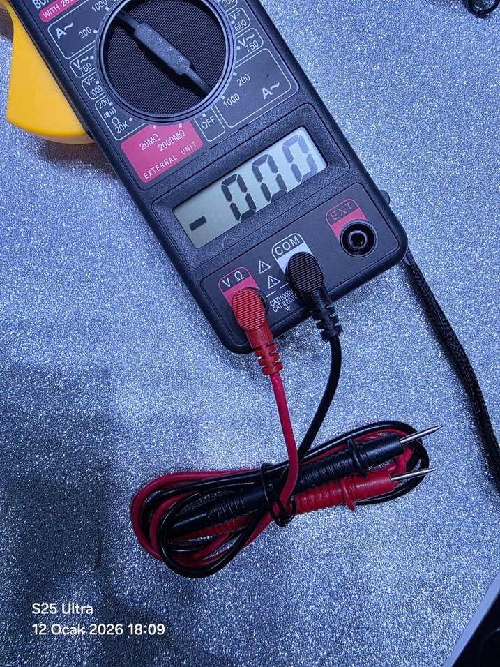 Bortep Dijital Pense Ampermetre Renkli - Görsel 5