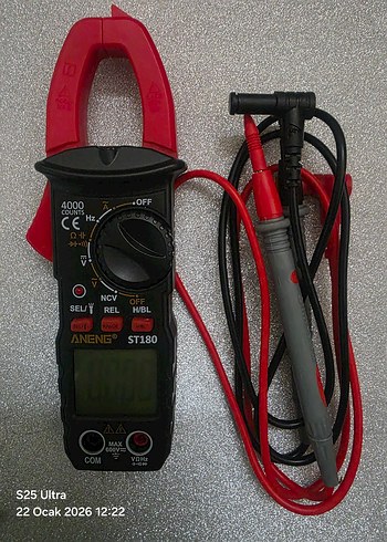 ANENG ST180 Dijital Multimetre PensAmpermetre Voltmetre - Görsel 2