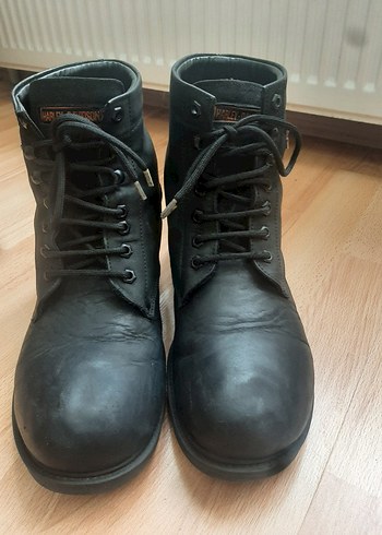 Harley Davidson Siyah Parlak Biker Bot - Görsel 4