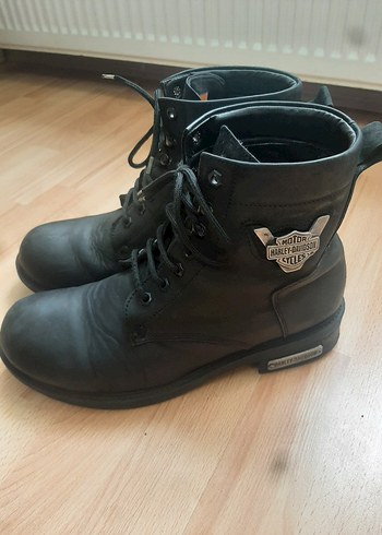 Harley Davidson Siyah Parlak Biker Bot - Görsel 2