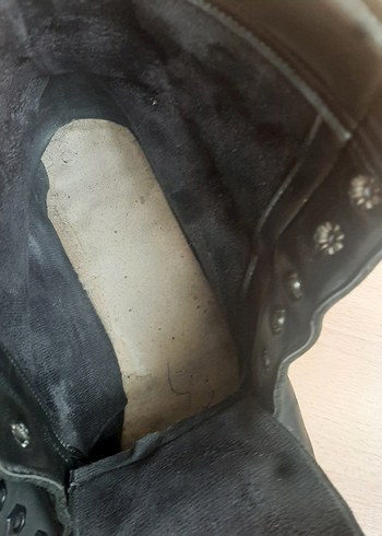 Harley Davidson Siyah Parlak Biker Bot - Görsel 13