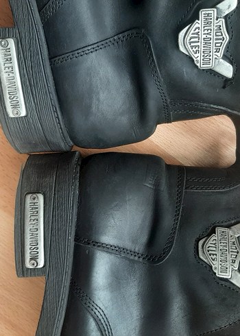 Harley Davidson Siyah Parlak Biker Bot - Görsel 15