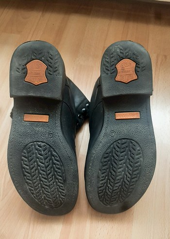 Harley Davidson Siyah Parlak Biker Bot - Görsel 9