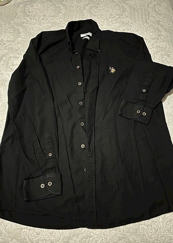 U.S. Polo Assn. Siyah Erkek Gömlek