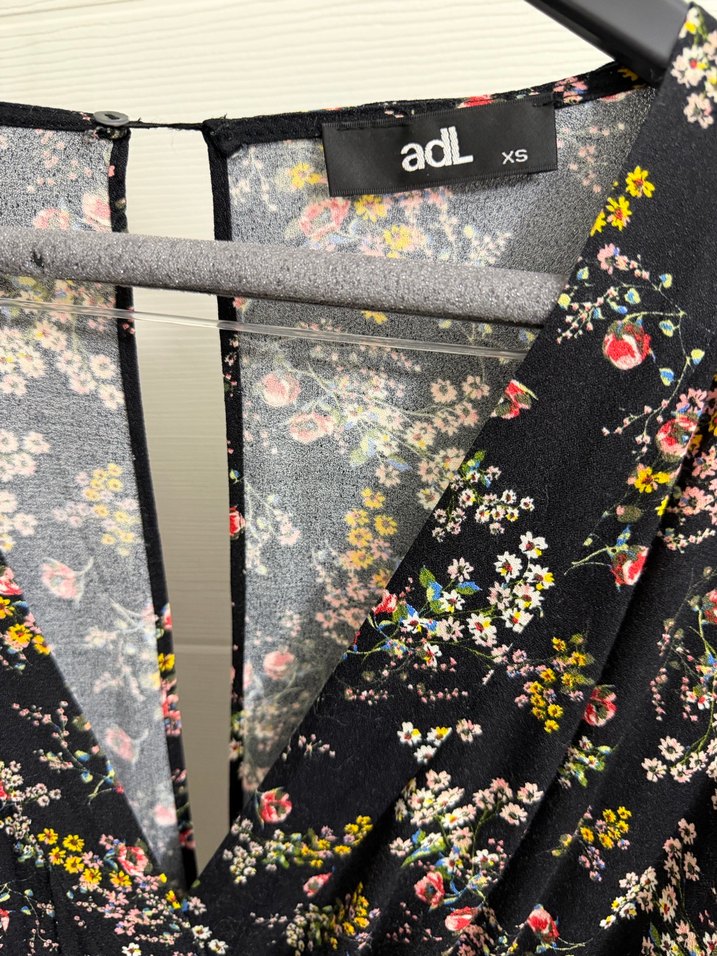 Çiçek Desenli V Yaka Bohem Tulum - Görsel 3