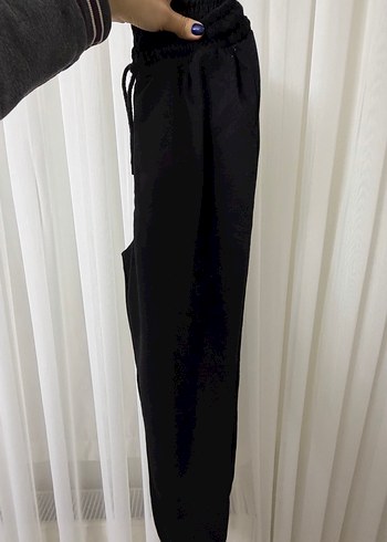 Siyah Rahat Kesim Kadın Eşofman Altı - Görsel 2