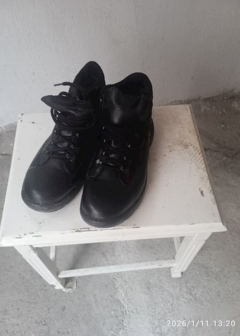 Siyah Minimalist Erkek Kauçuk Botlar - Görsel 4