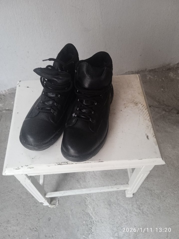 Siyah Minimalist Erkek Kauçuk Botlar - Görsel 4