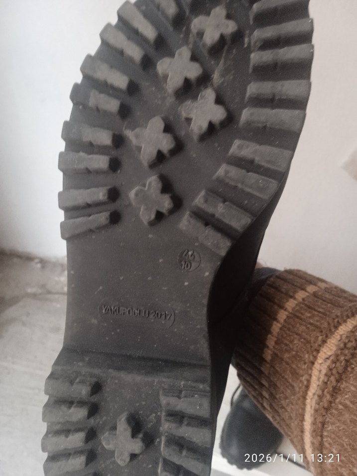 Siyah Minimalist Erkek Kauçuk Botlar - Görsel 2