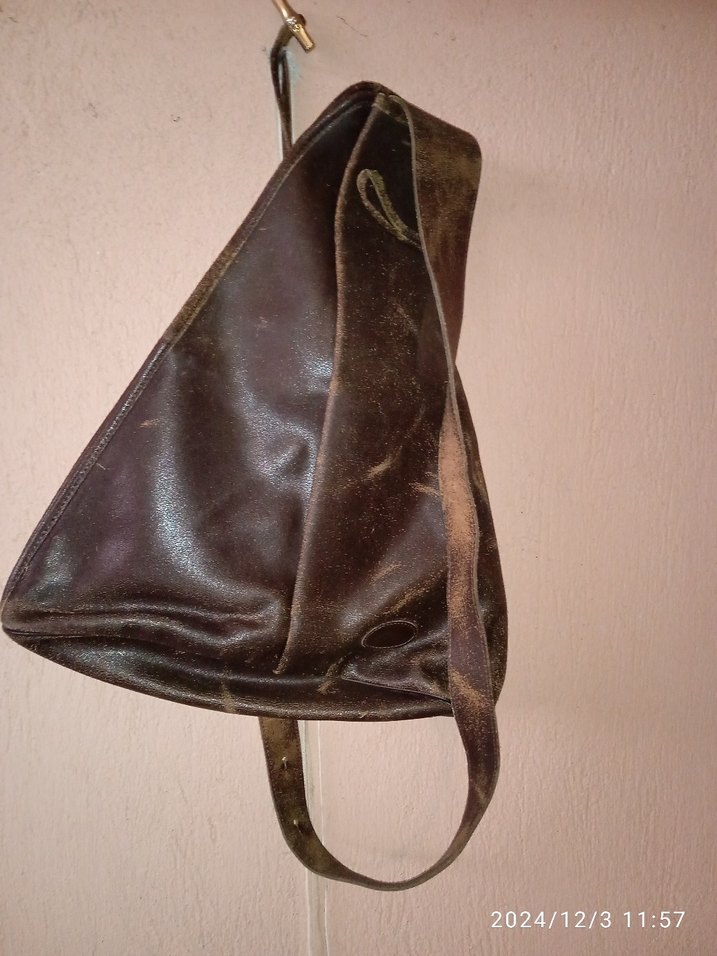 Kahverengi Vintage Erkek Omuz Çantası - Görsel 2