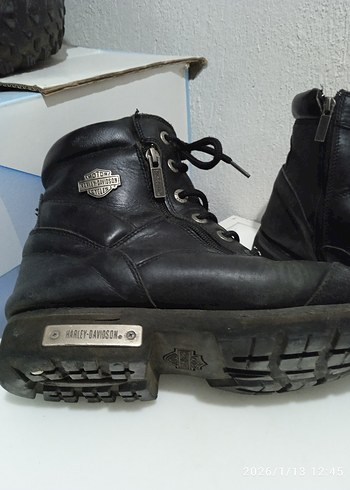 Kahverengi Deri Biker Botlar - Görsel 7