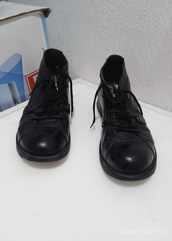 Kahverengi Deri Biker Botlar - Görsel 9