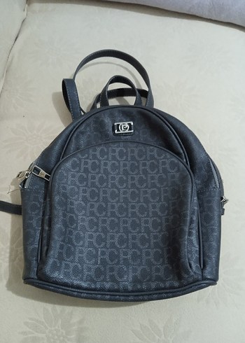 Bej Kadın Sırt Çantası Fermuarlı - Görsel 7