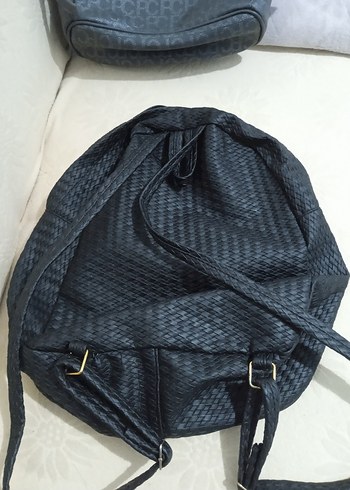 Bej Kadın Sırt Çantası Fermuarlı - Görsel 8