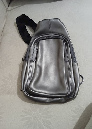 Bej Kadın Sırt Çantası Fermuarlı - Görsel 11