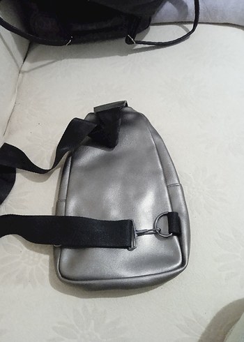 Bej Kadın Sırt Çantası Fermuarlı - Görsel 12