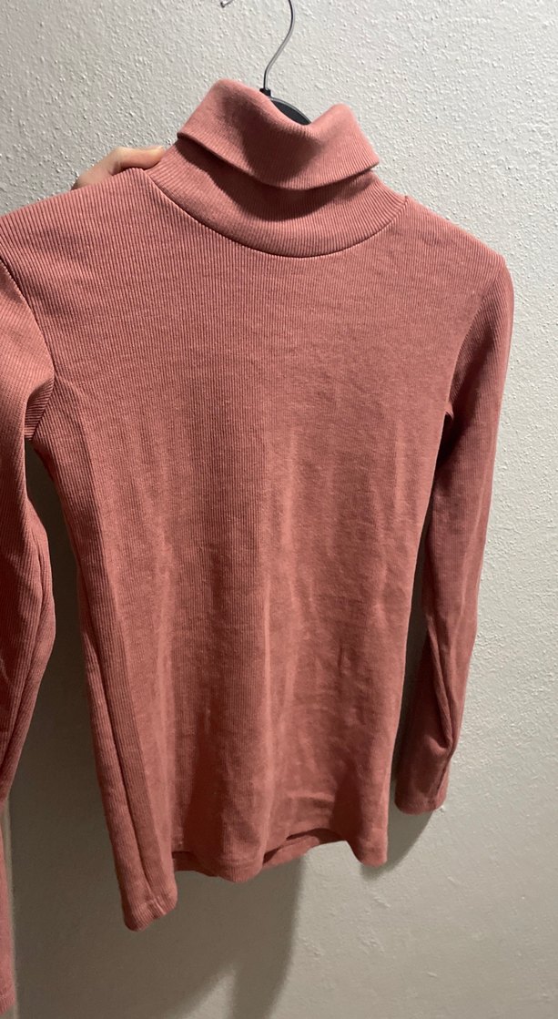 Kadın Koyu Bej Boğazlı İnce Triko - Görsel 3