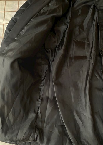 Siyah Fermuarlı Erkek Mont - Görsel 3