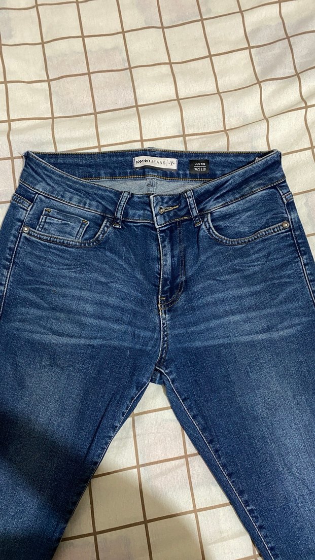 Koton Koyu Mavi Erkek Jeans - Görsel 3