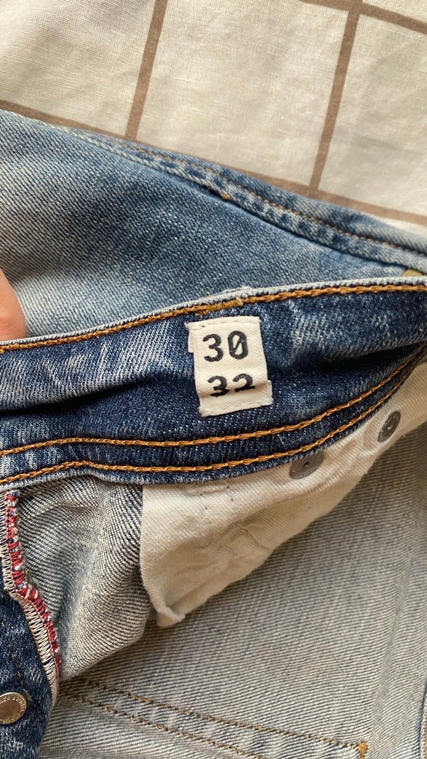 Erkek Mavi Denim Bol Kesim Kot Pantolon - Görsel 3
