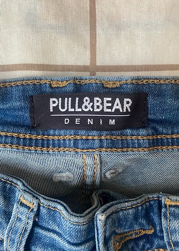Pull&Bear Mavi Erkek Denim Pantolon - Görsel 2