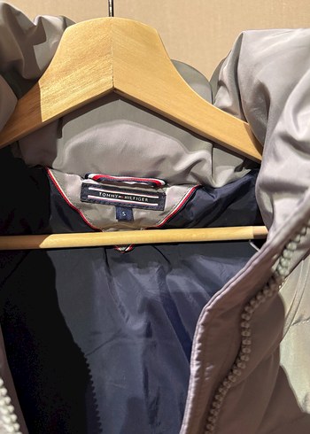 Gri Kürklü Kadın Kışlık Mont - Görsel 4