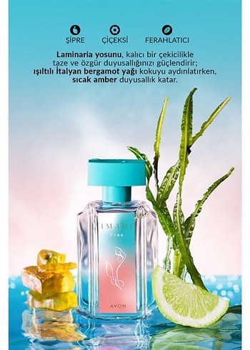 AVON Imari Free Kadın Parfüm EDT 50ml - Görsel 3