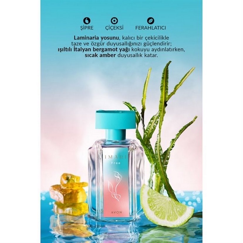 AVON Imari Free Kadın Parfüm EDT 50ml - Görsel 3