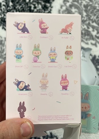 THE MONSTERS Lazy yoga Gri Figür - Görsel 3