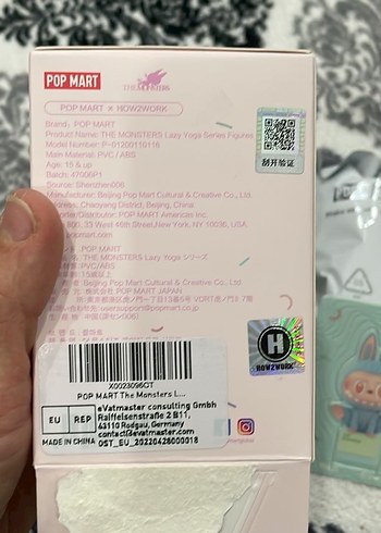 THE MONSTERS Lazy yoga Gri Figür - Görsel 5