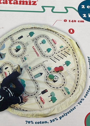 2'si 1 arada Oyun Matı ve Çanta + 1 Araç - Görsel 2