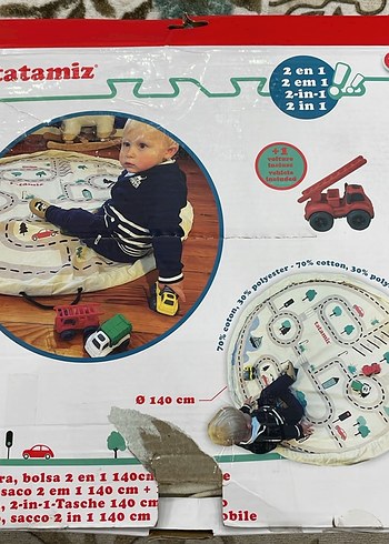 2'si 1 arada Oyun Matı ve Çanta + 1 Araç - Görsel 3