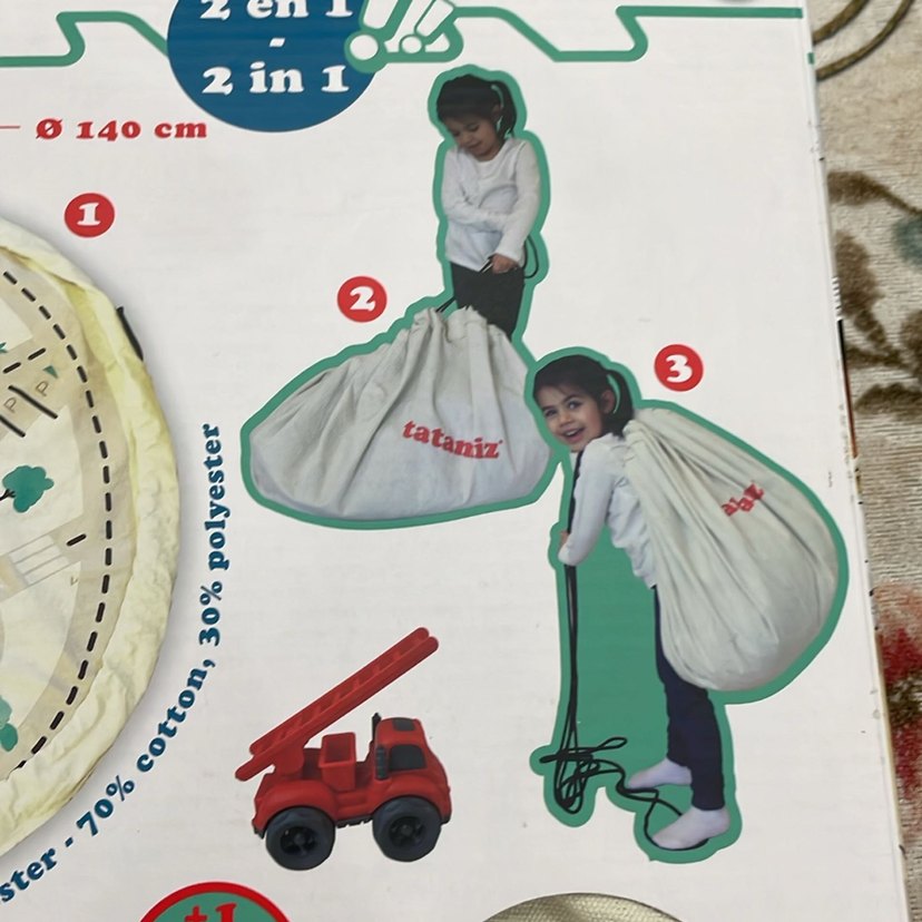 2'si 1 arada Oyun Matı ve Çanta + 1 Araç - Görsel 4