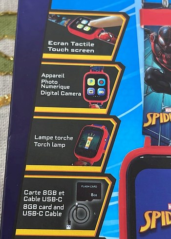 Çocuklar için Spiderman Temalı Akıllı Saat - Görsel 7