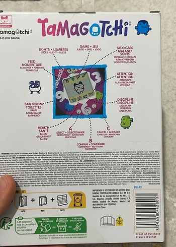 Renkli Tamagotchi Sanal Evcil Hayvan Oyuncağı - Görsel 3