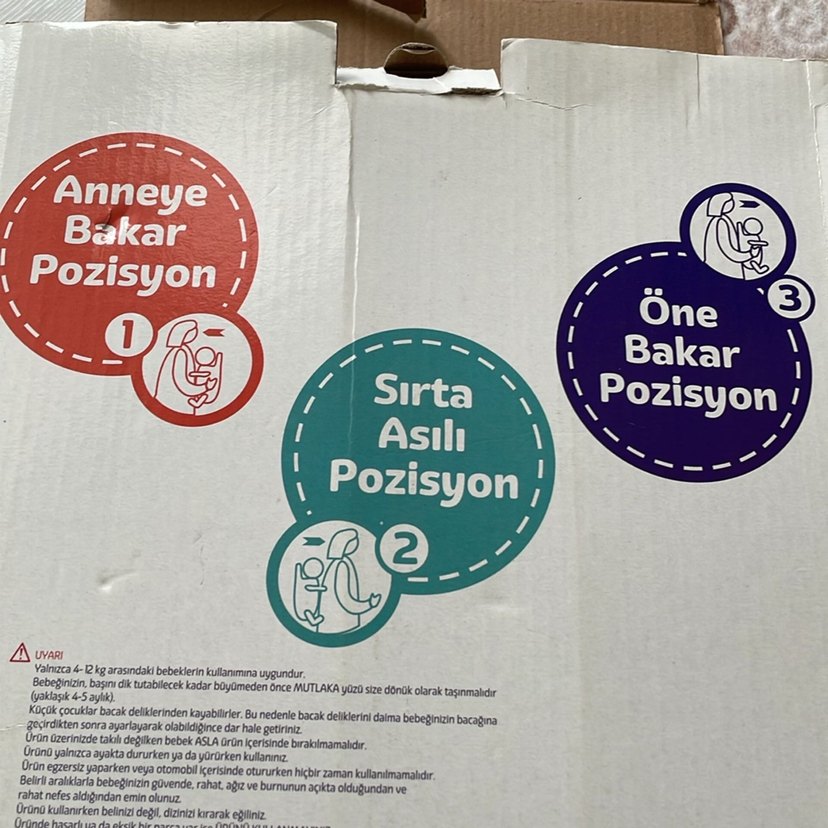 Bordo Kanguru Venice 0-36 Ay 12kg - Görsel 3