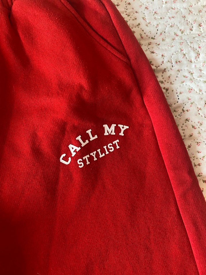 Kırmızı Kadın Eşofman Altı - Görsel 2