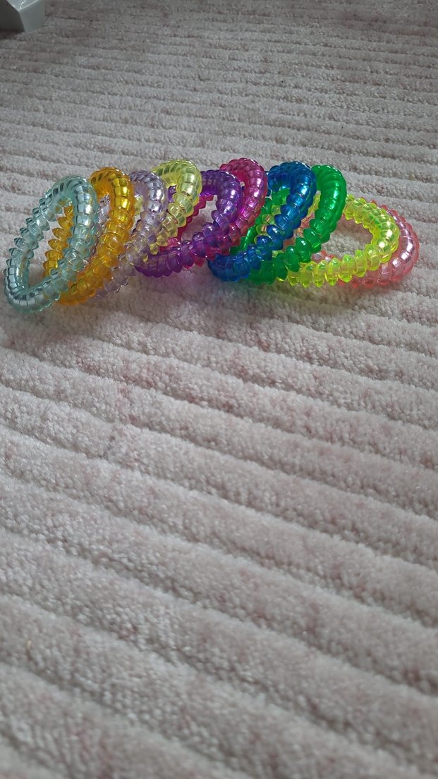 Renkli Elastik Çocuk Saç Tokaları - Görsel 2