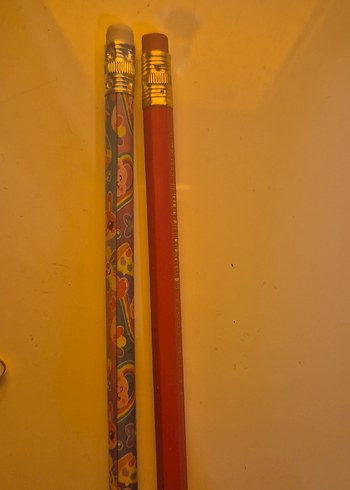 Renkli Kurşun Kalem ve Sevimli Ataç Seti - Görsel 4