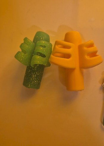 Renkli Kurşun Kalem ve Sevimli Ataç Seti - Görsel 2