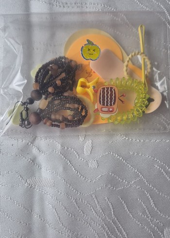 Süpriz takı paketi sarı ve pembe renk - Görsel 2