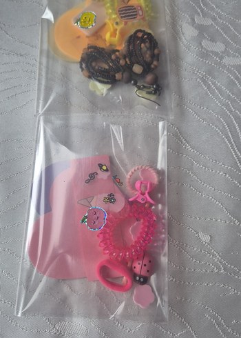 Süpriz takı paketi sarı ve pembe renk - Görsel 4